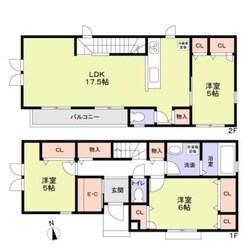 港北区樽町３丁目戸建Ｃ棟の物件間取画像